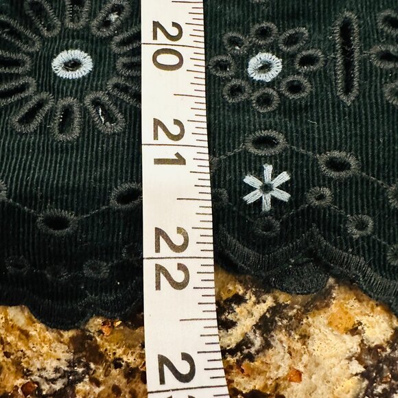 Madewell Evergreen Corduroy Embroidered Button-Front Blouse – Size Small - Picture 6 of 7